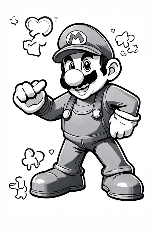Cartoon Characters Mario