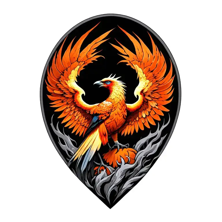 Phoenix Rising From The Ashes