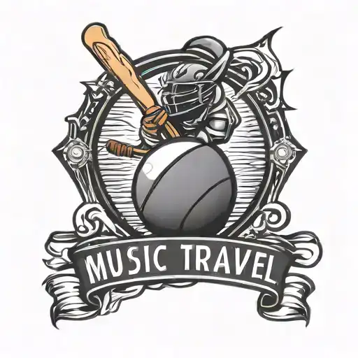Music Travel Athletics Cricket Logo Incorporated