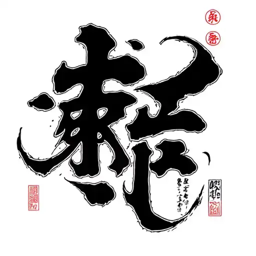 Black Japanses Word Haru