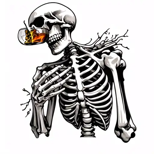 Skeleton Drinking