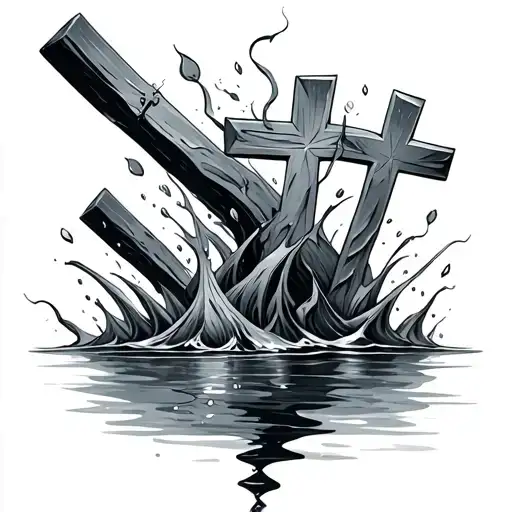 Crosses And Water