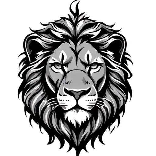 Tara Jano Lettering Lion Head