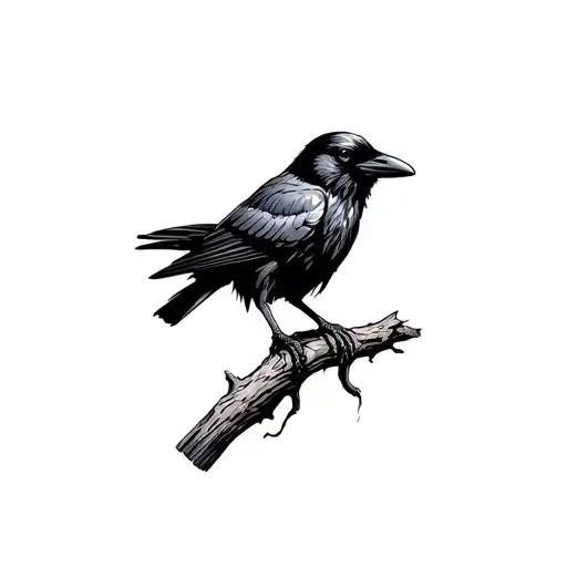 Crow Perched
