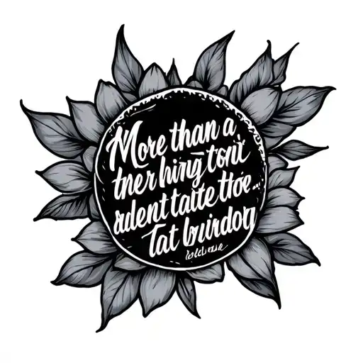 More Than A Quote On Forearm