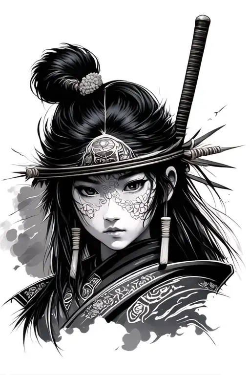 Japanese Samurai Girl
