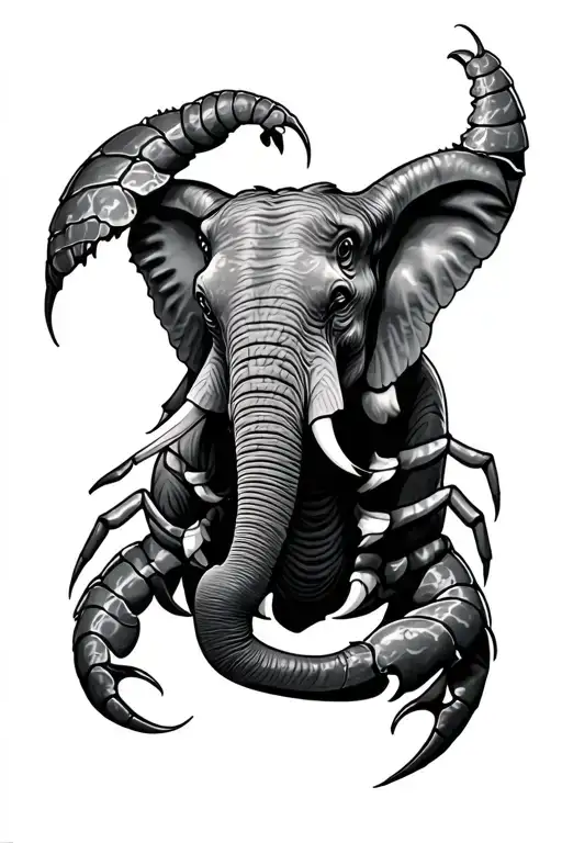 Elephant And Scorpion