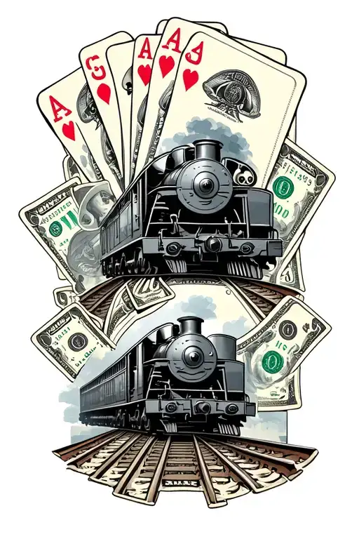 Trains And Money And Cards Forming