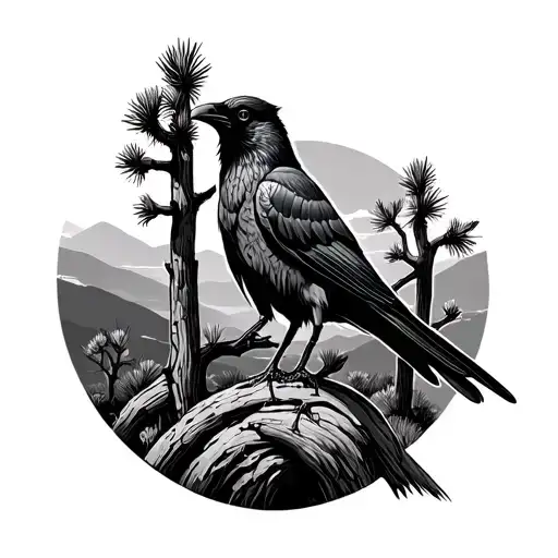 Crow Joshua Tree