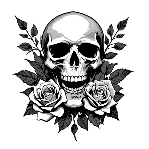 Dark Brotherhood Skull And Roses