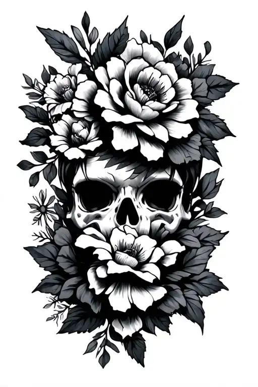 The Name Gaige With Flowers Wrapping