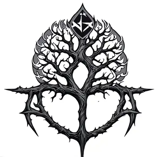 Norse Viking Baldur Tree Rune