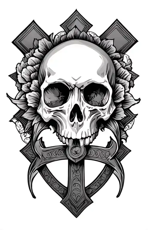 Skull And Cross