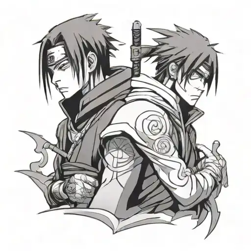 Itachi Uchiha Und Gaara