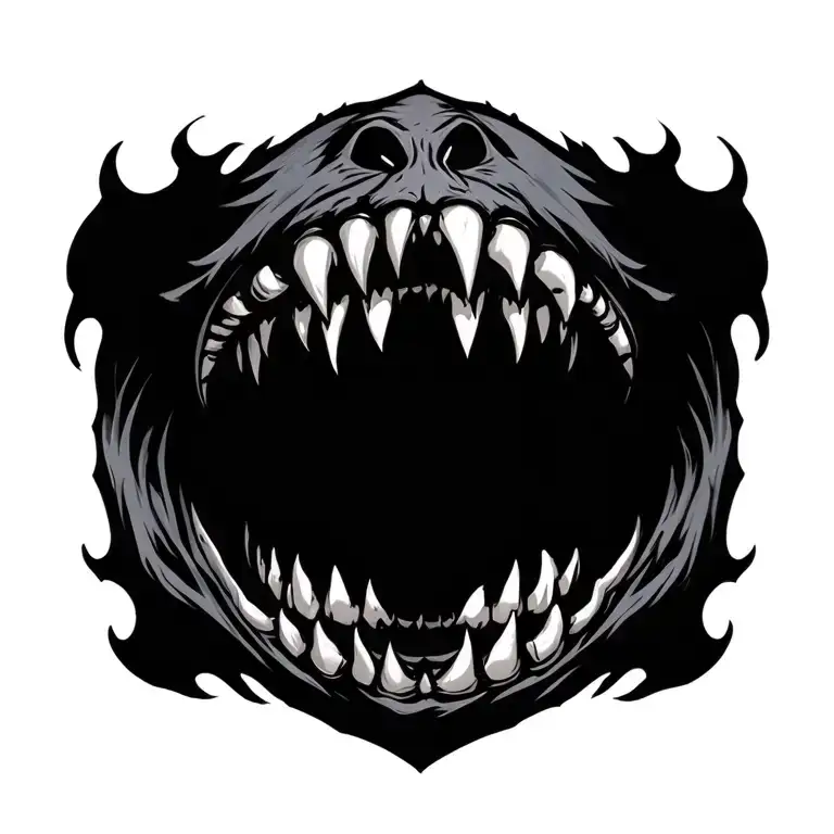 Darkest Toothy Monster