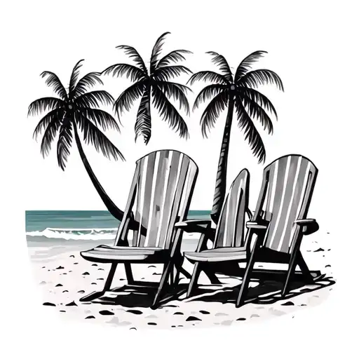 Beach With Chairs