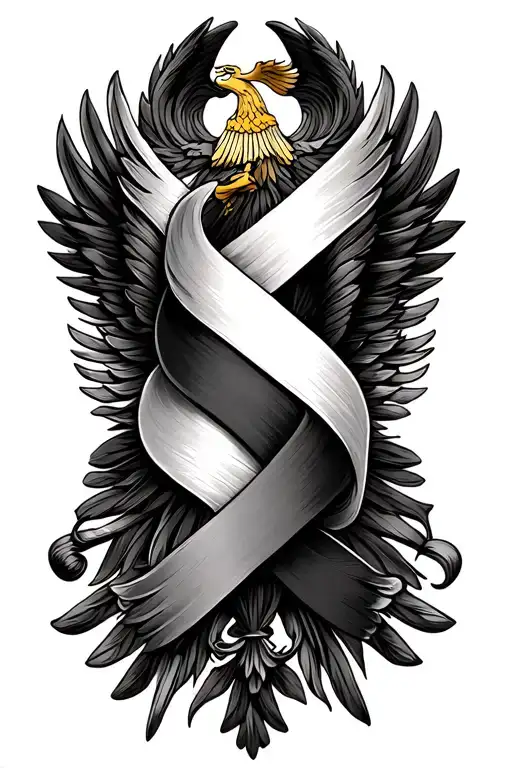 Colombia Flag Intertwined Symbolizing