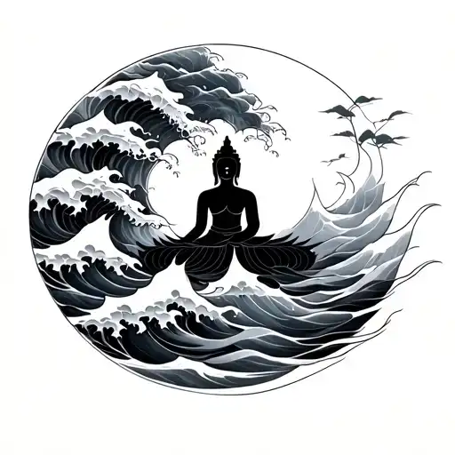 Buddhist Water Waves