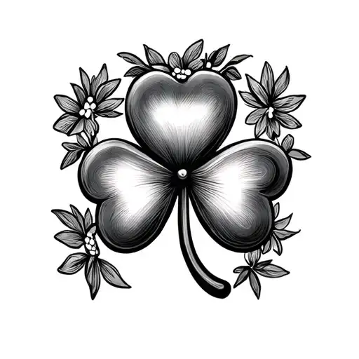 Dainty Shamrock Surrounded