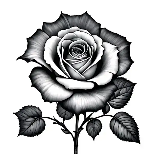 Rose And Morning Glory