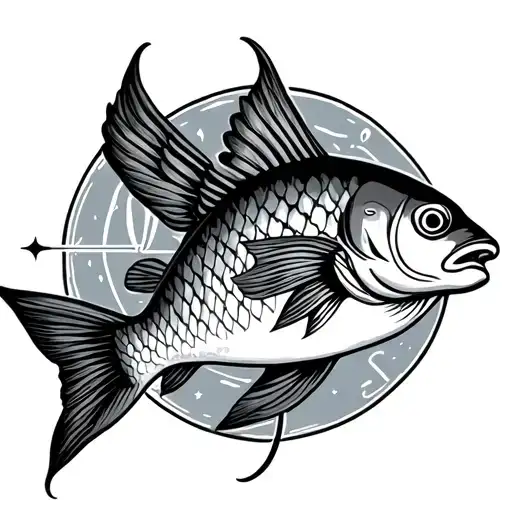 Libra With Water And Fish Zodiac Sign