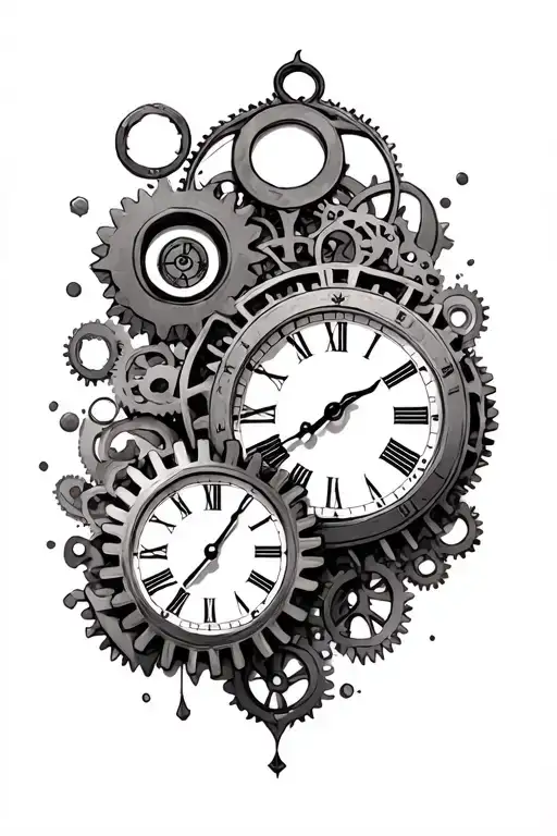 Clock And Gears