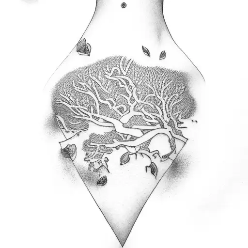 Cherry Tree Quarter Sleeve