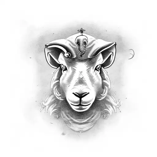 Black Sheep With Rifle