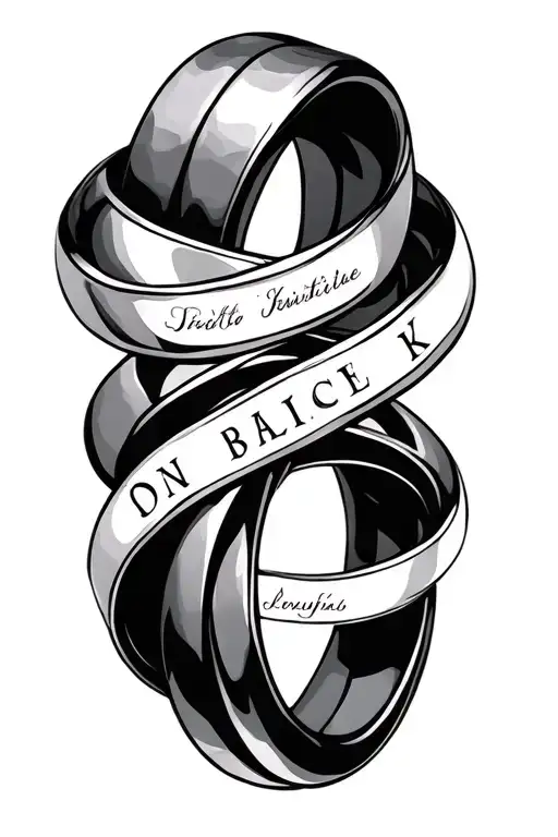 Rings With Names Intertwined