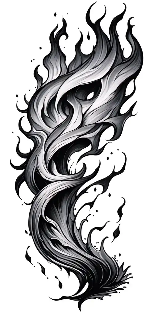 Fire And Water With Ukrainiand And Polish Themes