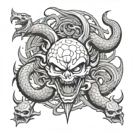 Nuage Dragonball Hellfest Symbol Les Reliques De La Mort Meduses