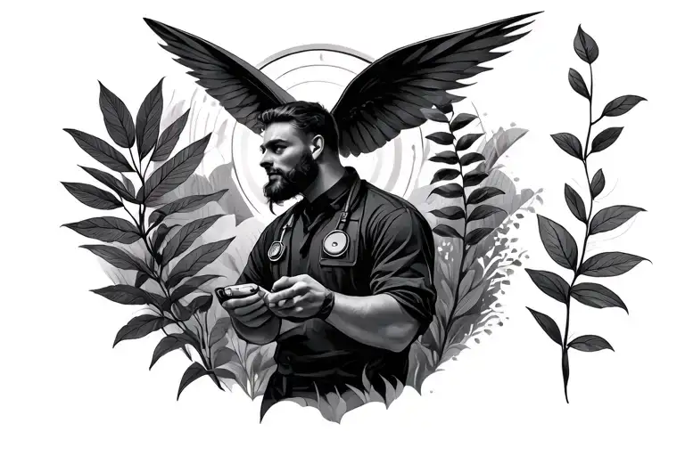 Nature And Software Engineer Technician Holding