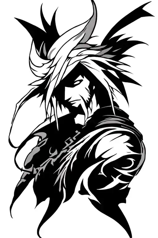 One Piece Zoro Tribal