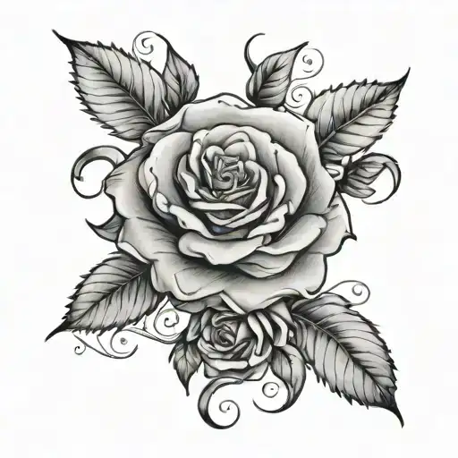 Family Initial Compas Rose