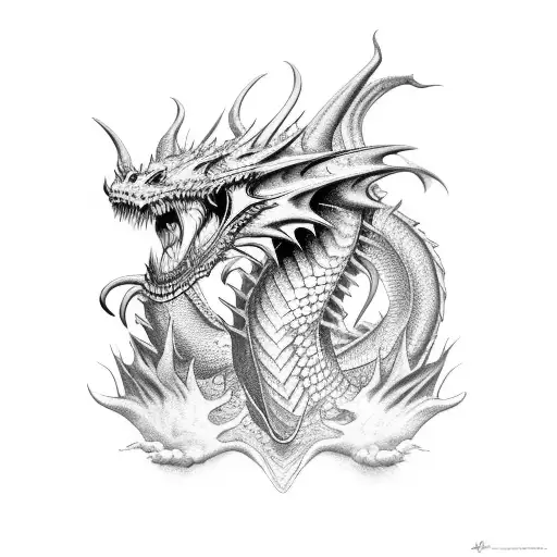 Large Screaming Dragon