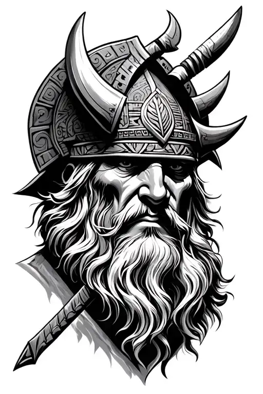 Viking In Mayan Style