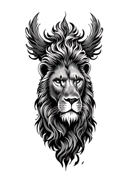 Cathedral Forearm Sleeve Lion On Hand