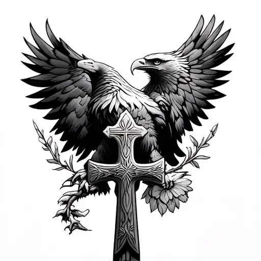 Eagle And Cross