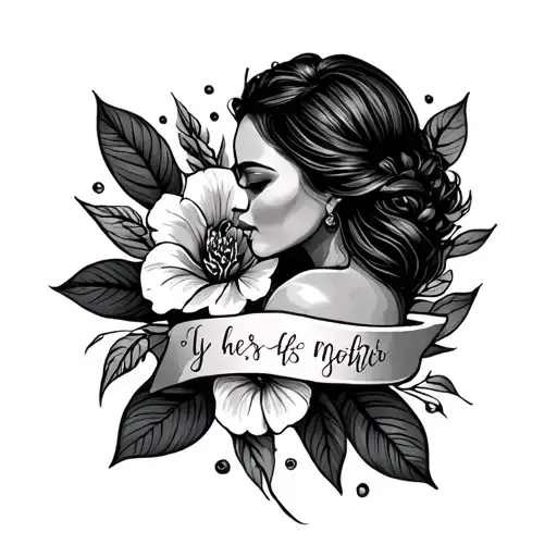 Create A Tattoo That Symbolizes The Strength Of Character And Sensitivity As A Wife And Mother
