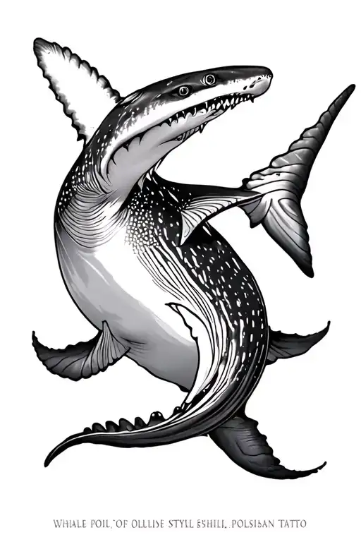 Whale Shark Polinesian Style
