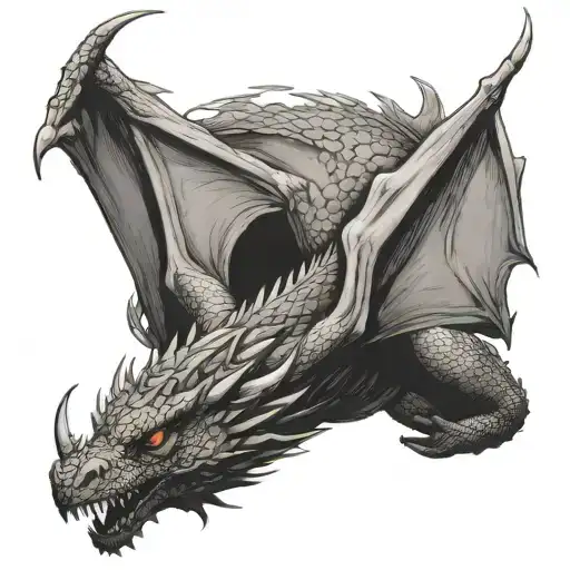 Game Of Thrones Dragon Breathing Fire Breathing Dragon
