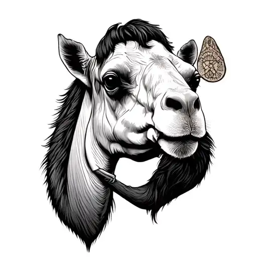 Camel Line Drawing Erin