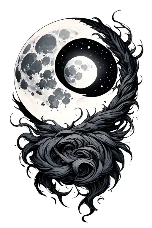 Cresent Moon Made Of Wind