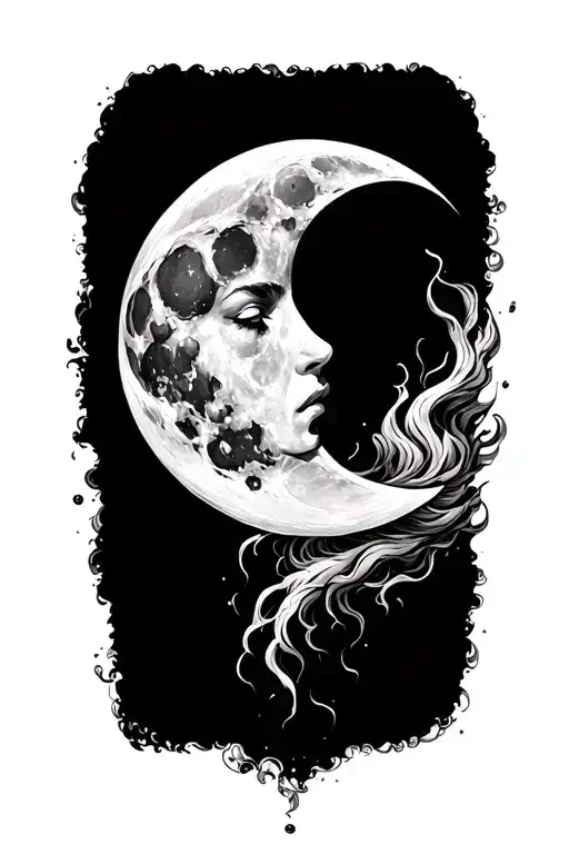 Cresent Moon Made Of Wind