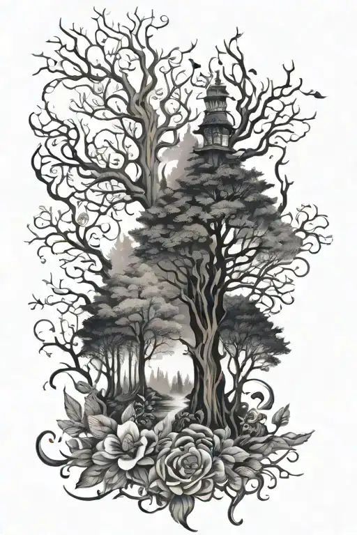 Enchanted Forest Sleeve