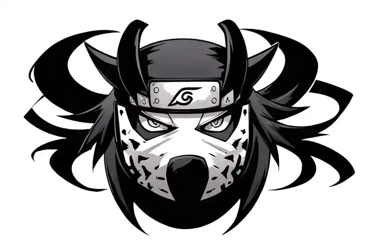 Naruto Anbu Black Ops Mask Surrounded