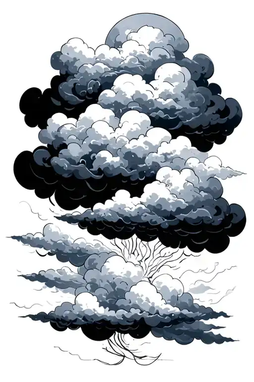 Cloud Background With Text