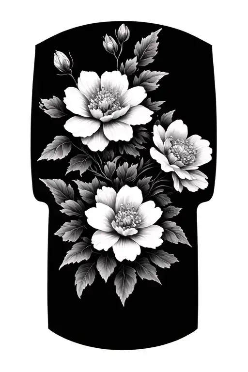 Japanese Flowers Blooming