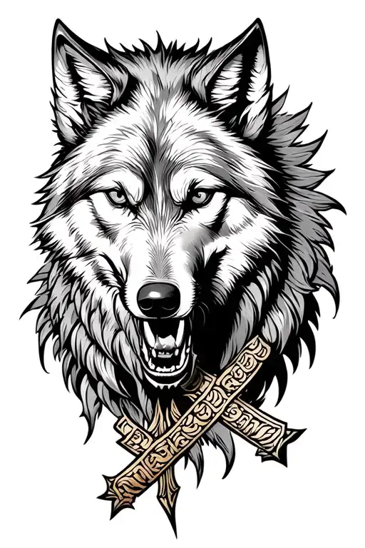 Muay Thai Wolf Cross