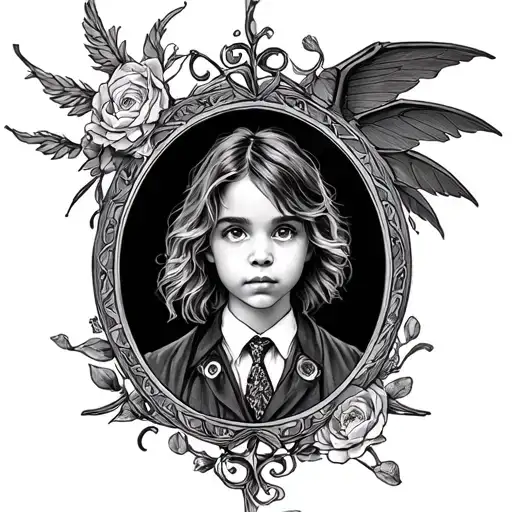 Harry Potter Themed Memorial Tattoo For Mom